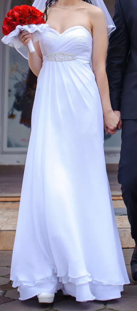 Греческое свадебное платье!