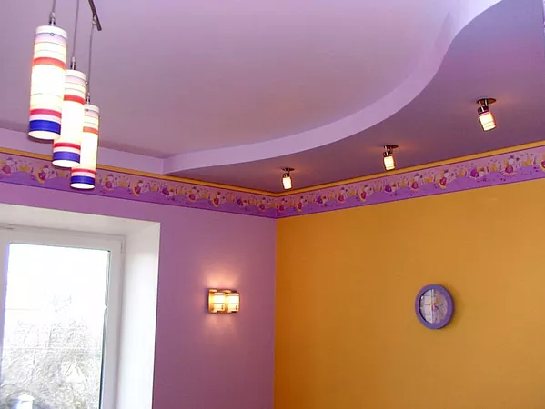 Покраска стен/потолка в квартире/помещении обои под окраску 2